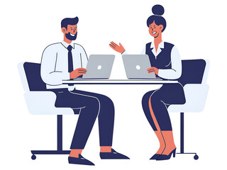 people working together