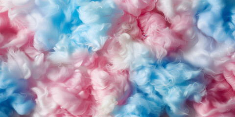 Fototapeta premium Texture of cotton candy