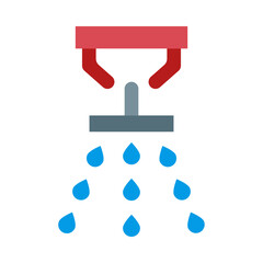 Obraz premium Sprinkler Flat Icon Design