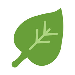 Leaf Flat Icon Design