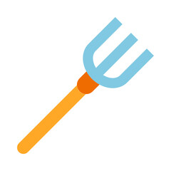 Pitchfork Flat Icon Design