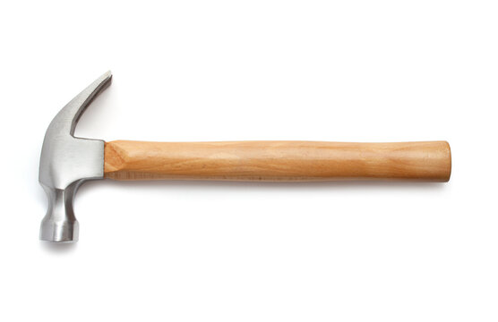 metal hammer isolated on white