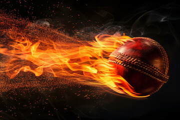 cricket ball in fire, world cup