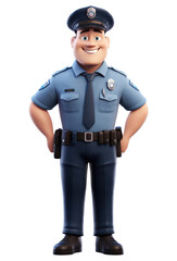 PNG Officer cartoon transparent background accessories.