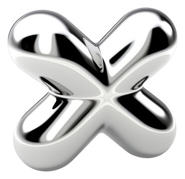 PNG Solid plus shape chrome material silver jewelry shiny.