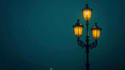 Street lamps, brightness of the road