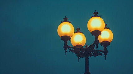 Street lamps, brightness of the road