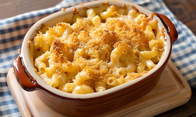 Mac and cheese with breadcrumbs 