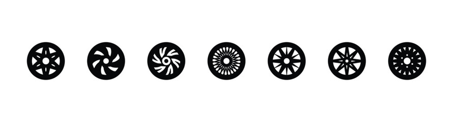 Wheels Icon Set.eps