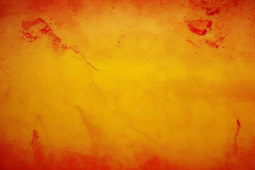 Obraz premium red orange and yellow background watercolor painted texture grunge abstract hot sunrise or burning fire colors illustration colorful banner or website header design