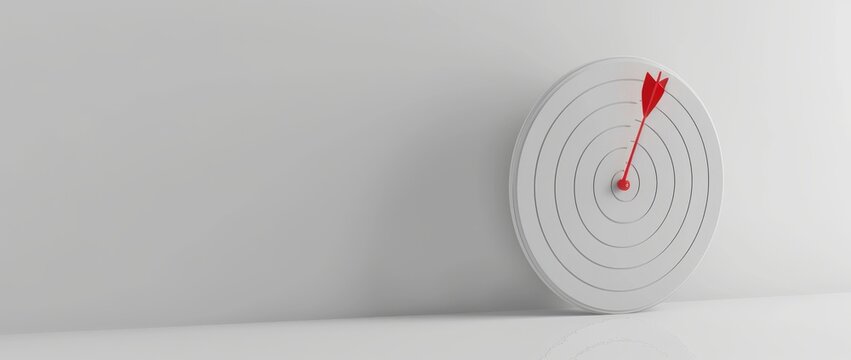 arrow target background, copy space, place for text