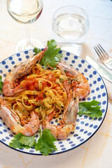 Gourmet Pasta with Shrimp