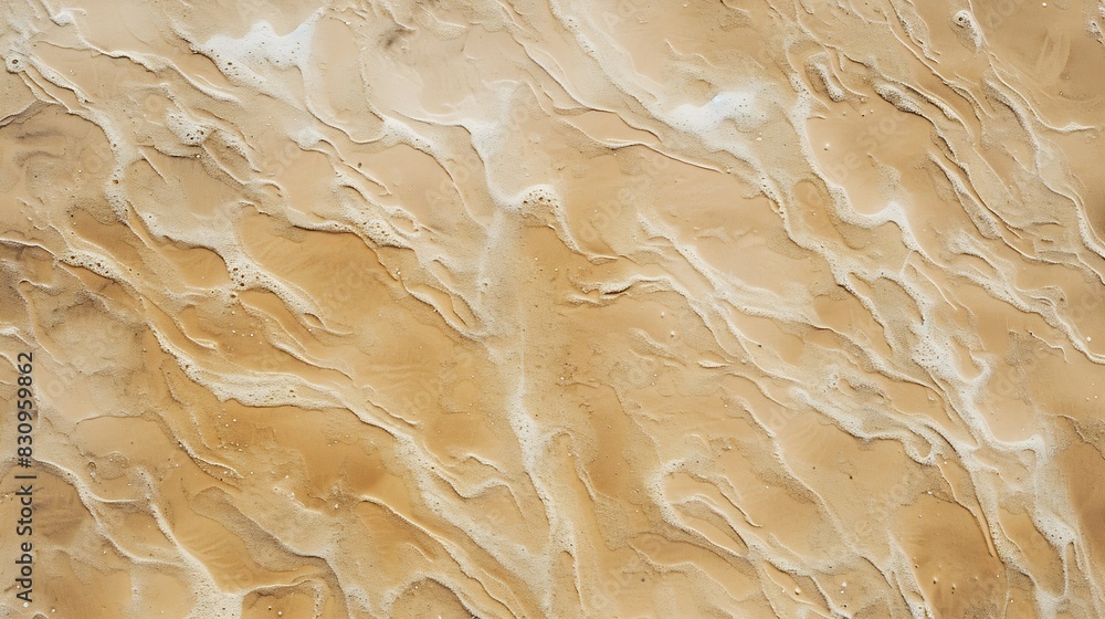 Poster texture of sandy beach as background top view : generative ai