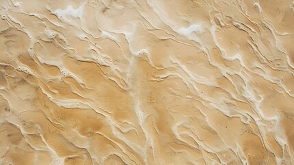 Texture of sandy beach as background top view : Generative AI