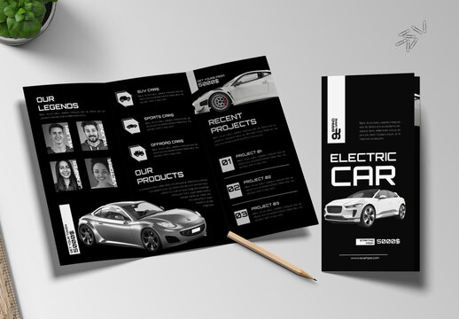 Car Business Trifold Brochure
