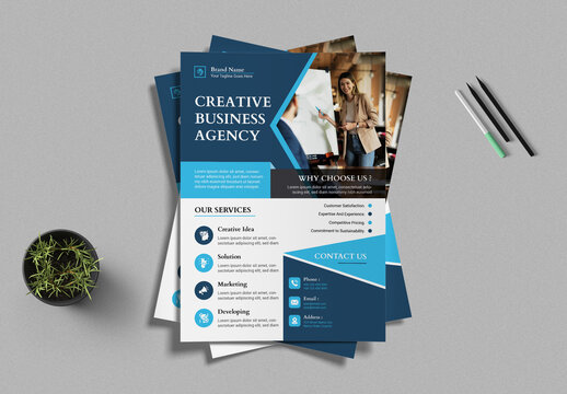 Creative Business Agency Flyer Template