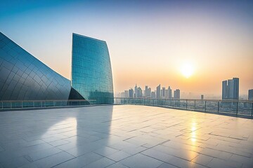 Fototapeta premium modern city skyline