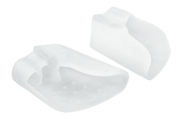 1 Paar Hallux Valgus Kissen und Hintergrund transparent PNG cut out  Orthopedic Pads