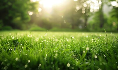 Foggy mornings with dew on the grass and fresh air are reminiscent of tranquility.