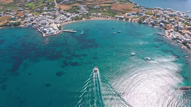 Greek island holiday summer panorama