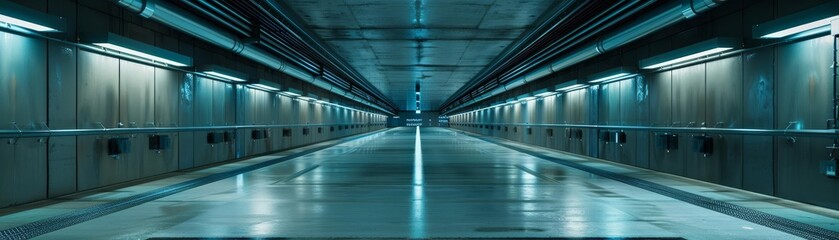 a photography of a datacenter