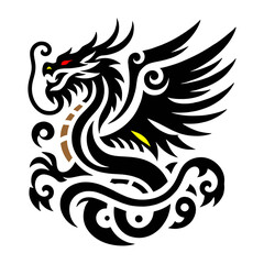 Black Dragon Indonesian Mythology