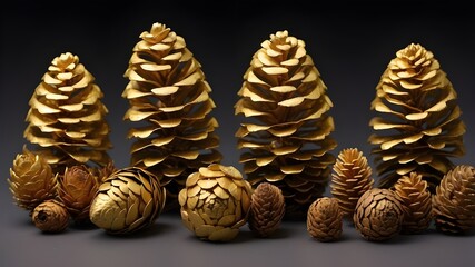 golden ratio in nature of pinecones