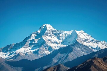 Fototapeta premium snow covered mountains