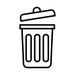 Garbage line icon