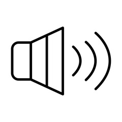 Audio line icon
