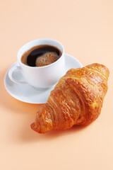 Coffee and croissants