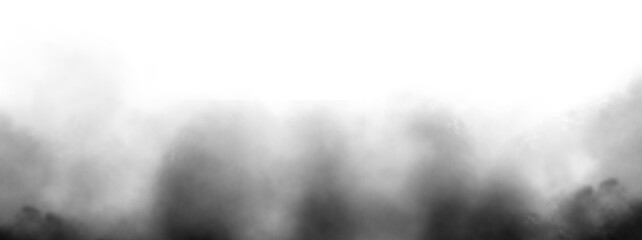 Vector isolated smoke PNG. White smoke texture on a transparent black background. texture, smoke, Mockup, fog, clouds.