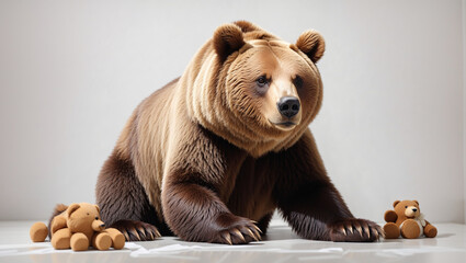 a large brown bear