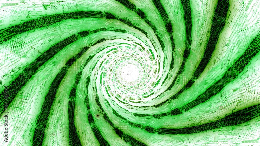 Canvas Prints abstract vortex with hypnotic stripes. motion. rotating and bending neon spiral optical illusion.