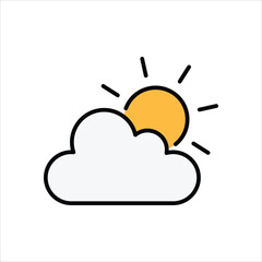 Sun vector icon