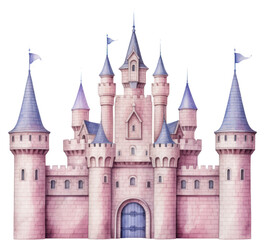 Fototapeta premium PNG Architecture building castle tower. 