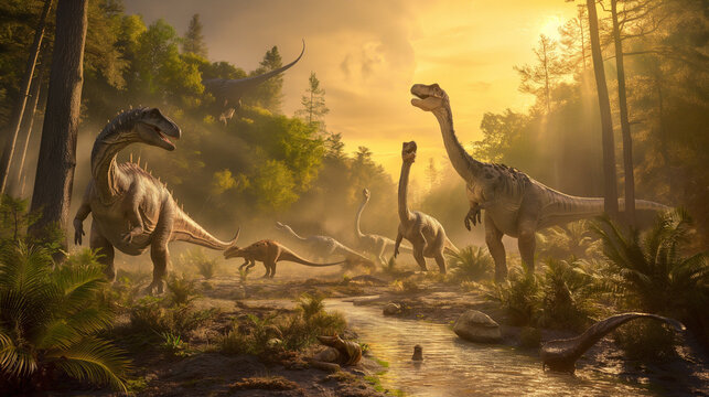 Welttag der Dinosaurier 02. August Internationaler Tag der Dinos Generative AI