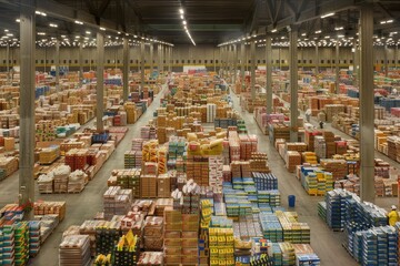 Expansive Wholesale Warehouse with Diverse Products