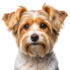 portrait dog on transparent background