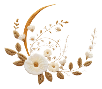 PNG Embroidery jewelry pattern white. AI generated Image by rawpixel.