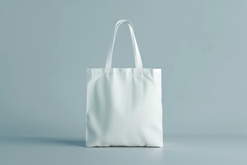 Tote Bag Mockup on Grey Background