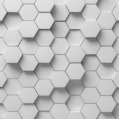 Obraz premium Hexagonal Grid Pattern