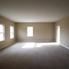 Obraz premium An empty loft livingroom penthouse NY,Madrid,London for Augmented reality mockup pattern frame