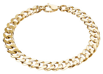 Obraz premium PNG A shiny metal chain blacelet bracelet jewelry gold.
