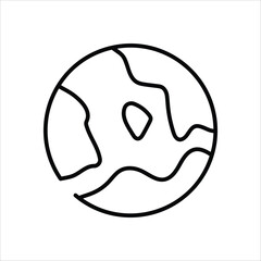 Earth vector icon