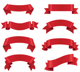 red ribbon set