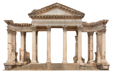 Naklejka premium PNG Architecture building column temple. AI generated Image by rawpixel.