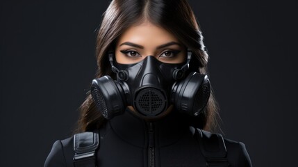 A focused listener wearing a headset with face obscured, suggesting confidentiality and privacy