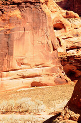 Surrounding Hills, Cliffs, and Valley Canyon De Chelly Arizona