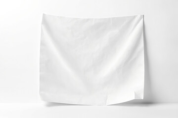 White Paper Mockup on Wall
